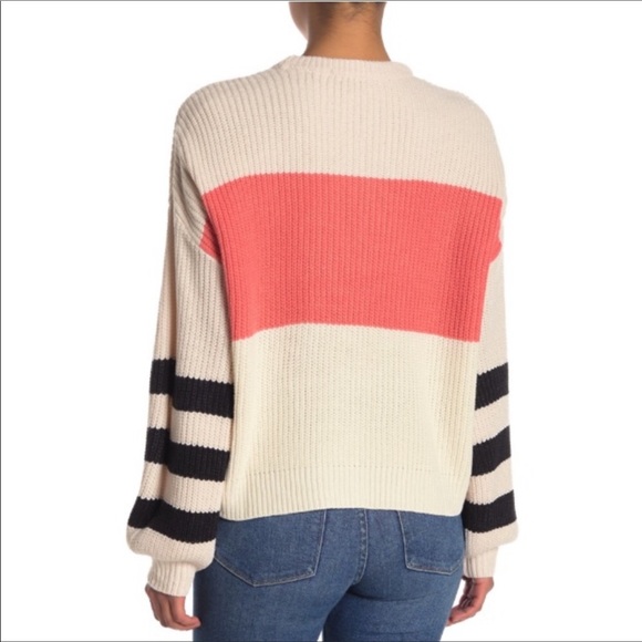 Sanctuary Playful Stripe Sweater Long Sleeve Top - Picture 2 of 5